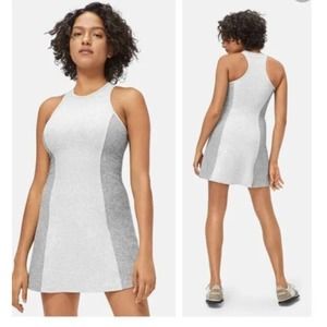 Outdoor Voices Athena Tank Tennis Dress Gray Color block Athleisure Small Q11